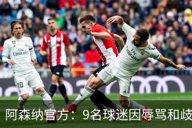 阿森纳官方：9名球迷因辱骂和歧视等不当行为被禁止入场